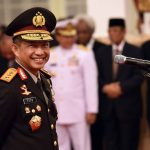 Pengawalan Ketat, Kapolri Liburan di Tanjung Karang